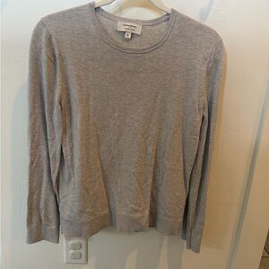Banana Republic Light Gray Crew Neck Sweater